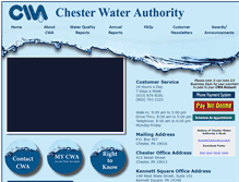 Tablet Screenshot of chesterwater.com
